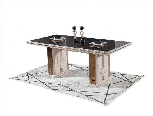 Luxus Esszimmer Set Esstisch mit 4x Stühle Neu Komplett Möbel 5tlg.