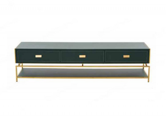 Modernes Lowboard Luxus TV-Ständer Wohnzimmermöbel Grün rtv tv Möbel