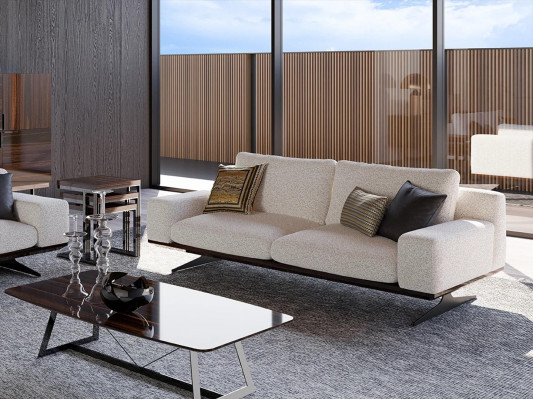 Luxus Dreisitzer Sofa Polstermöbel Couch Modern Wohnzimmer Designer Einrichtung