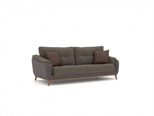 Sofa Set 3tlg Couch Dreisitzer Wohnzimmer Polstermöbel Textil Einrichtung