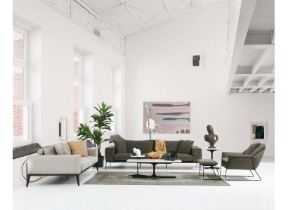 Moderne Sofagarnitur Dreisitzer Zweisitzer Sessel Komplettes Set Couchgarnitur