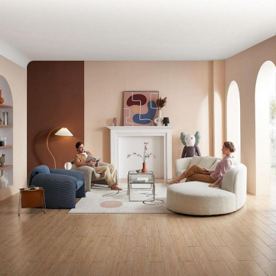 Grauer Fünfsitzer Luxus Sofa Große Wohnlandschaft Moderne Möbel Neu