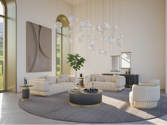 Sofa Komplett 3 tlg Wohnzimmer Design Dreisitzer Sofagarnitur Zweisitzer Couch