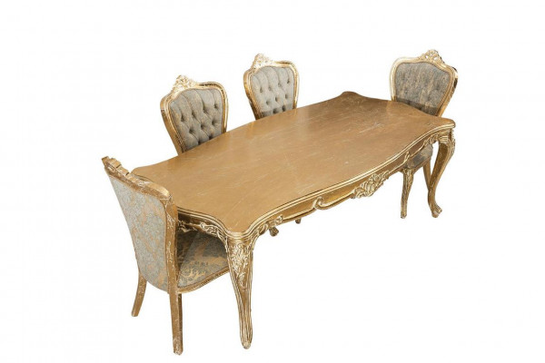  Esszimmer Stuhl Designer Sessel Barock Luxus Sessel Klassische Stühle Neu