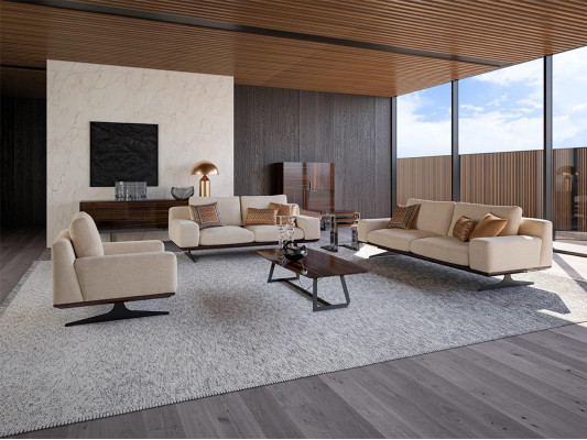 Wohnzimmer Set 5tlg Sofagarnitur Zweisitzer Dreisitzer Sofa Couch Einrichtung