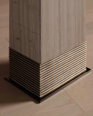Wohnzimmerdekor Flur Säule Marmor mit Messing Ständer Bellavista Collection