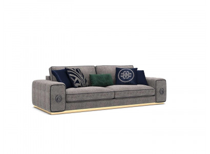 Modern Grau Sofa Couch Luxus Möbel Wohnzimmer Einrichtung Polstermöbel