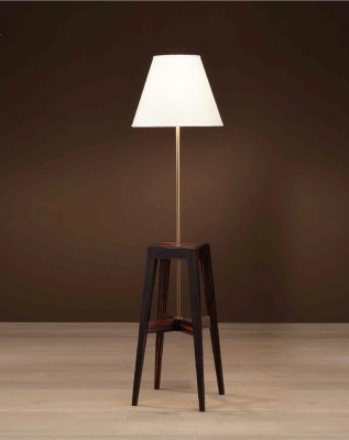 Leselampe Jugendstil Messing Oder Holz mit Metall Flur Lampe Neu braune Farbe