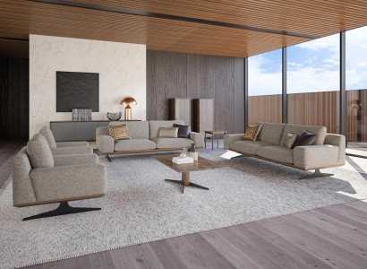 Wohnzimmer Set 6tlg 2x Sofa Dreisitzer Modern 2x Sessel Sofagarnitur Couchtisch