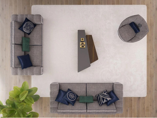 Sofagarnitur Wohnzimmer Komplett 5tlg Sofas Couchen Modern Sessel mit Couchtisch