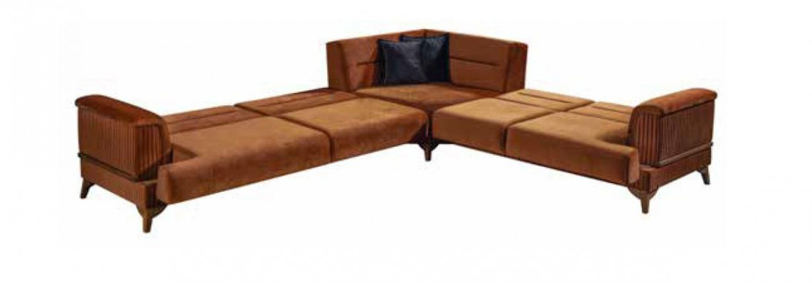 Designer Sofa Ecksofa Textil Wohnzimmermöbel Sofa L-förmige Sofas Neu