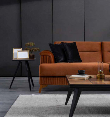 Designer Sofa Ecksofa Textil Wohnzimmermöbel Sofa L-förmige Sofas Neu