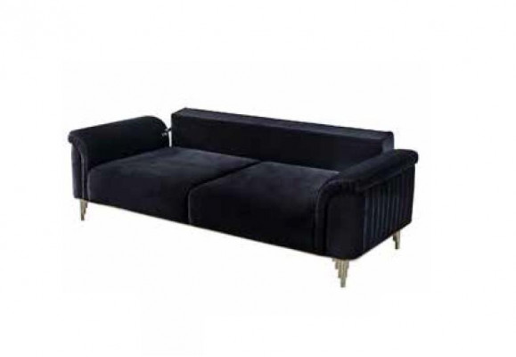  Moderner Zweisitzer Textilsofa Wohnzimmer Sitzmöbel Bequem Holzgestell