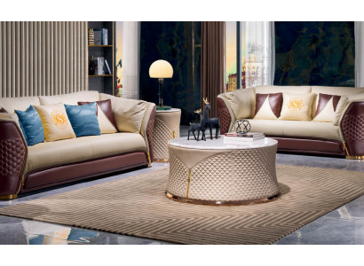 Couch Tisch Kaffee Beistell Design Modern Dekorative Rund Wohnzimmer Runde