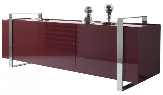 Luxus Kommode Design Einrichtung Sideboard Möbel Boiserie Italia Hochglanz Neu