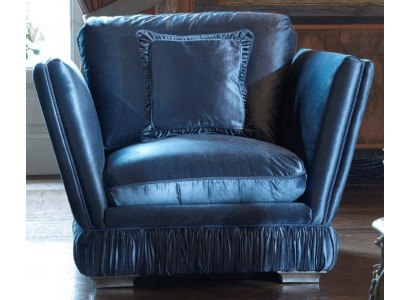 Sessel Couch Polster Designer Textil Sitzer Polster Sitz Couchen Einsitzer Samt