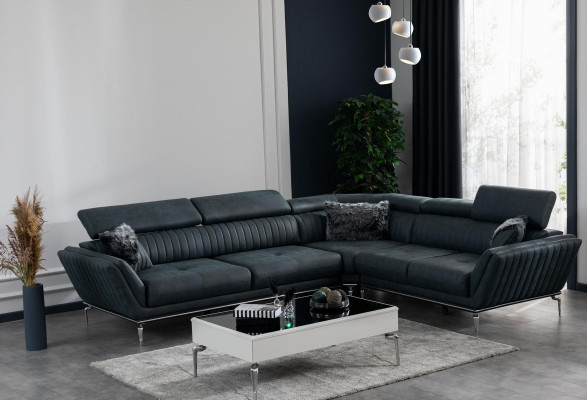 Wohnzimmer Set Ecksofa L Form Couchtisch Modernes Polster 2tlg Möbel