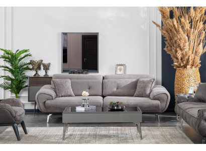 Italienische Stilmöbel Wohnzimmer Luxus Sofa Design Couch Dreisitzer