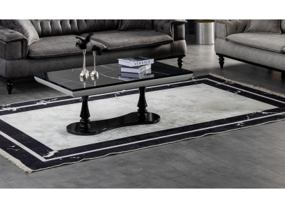 Wohnzimmer Couchtisch Luxus Design neu schwarz Modernes Material Holz