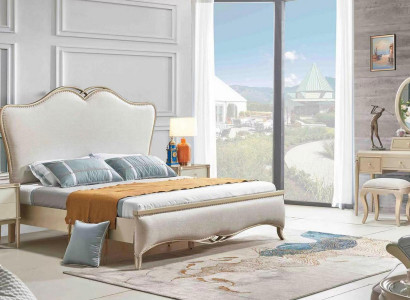 Bett + 2x Nachttische 3 tlg. Schlafzimmer Set Design Modern Luxus 180x200 cm Neu