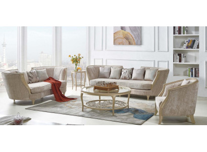 Hotel Möbel Einrichtung Sofagarnitur Stoff Sofa Klassischer Couch 321