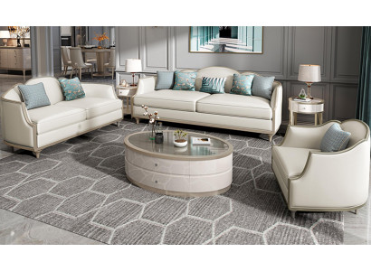 Sofagarnitur 3+2+1 Sitzer Sofa Sitz Couch Polster Moderne Garnitur