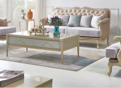 Luxus Couchtisch Holz Tische Wohnzimmer Hochwertige Möbel Beistelltisch Hotel