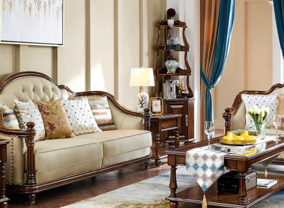 Klassische Design Sofagarnitur 3+2 Sitzer Garnitur Sofa 2 tlg Set