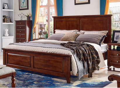 Luxus Bett Holz Bettrahmen Doppel Bettgestell Betten Doppelbetten Möbel