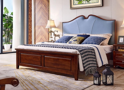 Schlafzimmer Bett Nachttisch Betten Doppel Holz Bettgestell Set 3tlg.