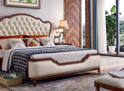 Schlafzimmer Bett 180x200 2x Nachttische 3tlg.Schlafzimmer Set Luxus