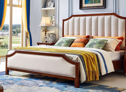 Bett 2x Nachttische 3 tlg. Schlafzimmer Set Design Klassisch Luxus