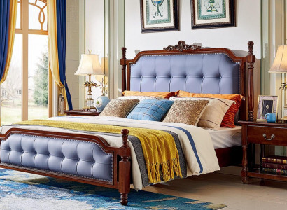 Schlafzimmer Bett Nachttisch Betten Garnitur Holz Bettrahmen Set 3tlg.