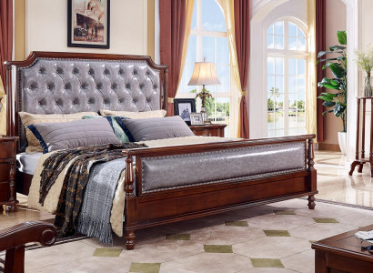 Schlafzimmer Bett Nachttisch Betten Holz Gruppe Doppel Design Set 3tlg.