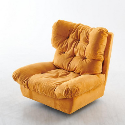 Fernsehsessel Drehbarer Sessel Einsitzer Relax Couch Möbel Textil Stoff