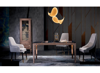 Esstisch + 4x Stühle Stuhl Esszimmer Set Essgruppe Modern Tisch Tische