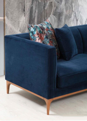 Dreisitzer Sofa 3 Sitzer Sofas Luxus Sitz Stoff Modern Stil Textil Couchen Möbel