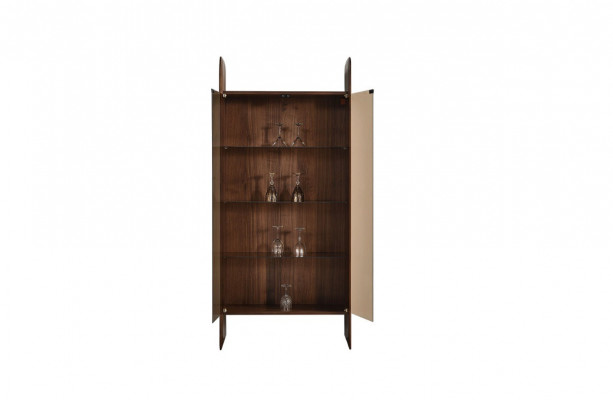 6tlg.Wonzimmer Set von Braun Wohnwand+Couchtisch und Beistelltisch neu