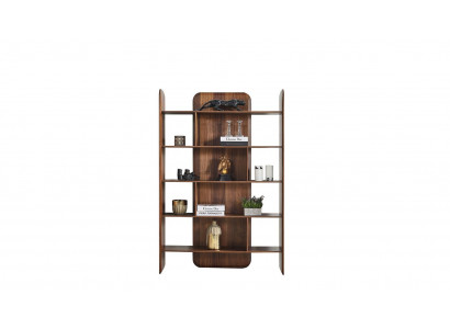  Design Braun Farbe Bücherschränk Wohnzimmer Schränke Holz neu Regale
