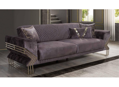 Eleganter Dreisitzer Moderne Wohnzimmer Luxus Couch Polster 3 Sitzer