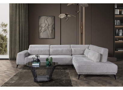 Stilvolles Ecksofa L-Form Luxus Wohhnzimmer Wohnlandschaft Sofas Couchen