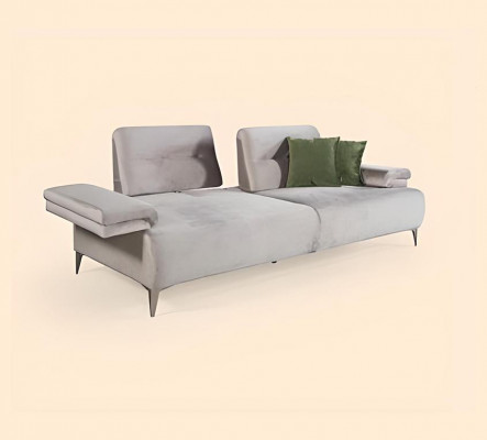  Hellbeiges Sofa Designer 3-Sitzer Wohnzimmer Edle Couchen Moderne Sofas