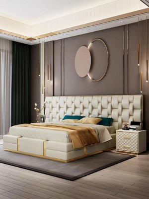 Luxus Schlafzimmer Set Komplettes Zimmer Möbel Bett Nachttisch Einrichtung