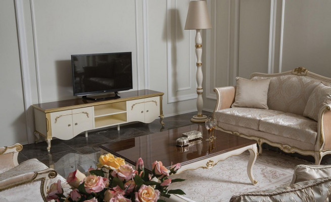 Luxus set Couchtisch tv Schrank Sofa Couch Polster Set Garnitur 3tlg. Neu