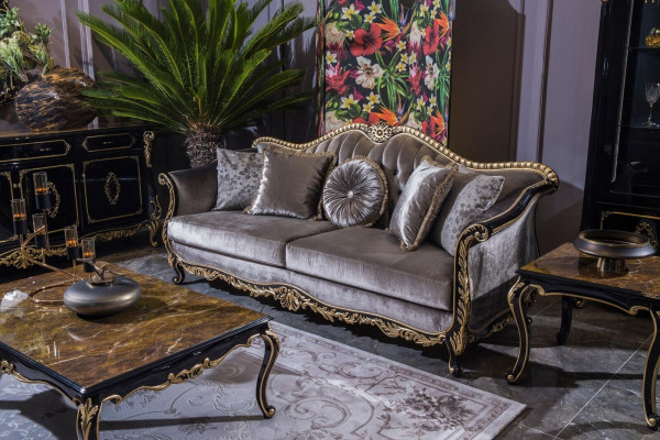 Sofagarnitur Sofa Kommode Beistelltisch Couchtisch Sessel Sofas Set 5tlg.