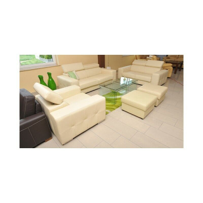 Sofa 3 Sitzer Design Sofas Polster Couchen Leder Relax Moderne Dreisitzer