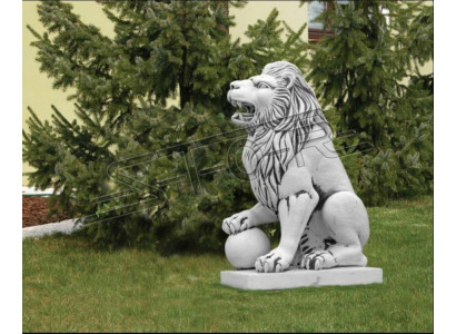 XXL Löwe Figur Garten Terrasse Dekoration Antik Stil Deko Stein Skulptur
