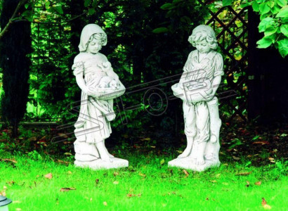 120cm Mädchen Figur Statue Figuren Skulptur Statuen Garten