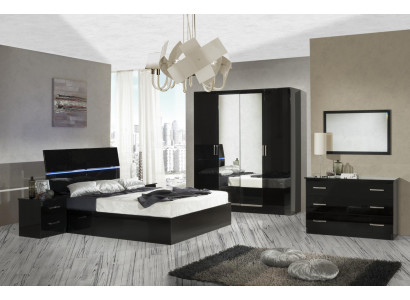 Schlafzimmer Set Komplett Kommode Bett Kleiderschrank Betten Nachtkonsole 6tlg.