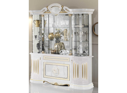 Anrichte Luxus Schaufenster Vitrine Glas Schrank Modern Stil Italienische Möbel